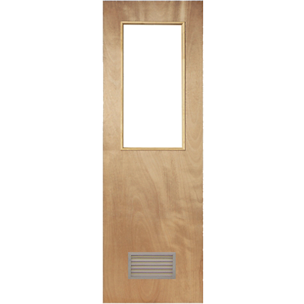 Puerta medio cuerpo celosía MDF